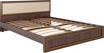 Кровать Беатрис М10 с мягким изголовьем (Орех Гепланкт) в Махачкале