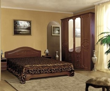 Модульная спальня Ивушка-5, цвет Итальянский орех в Махачкале