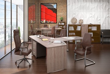 Комплект офисной мебели Xten для двух сотрудников с тумбочками в Махачкале - предосмотр 2