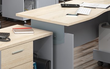 Набор мебели в офис OFFIX-NEW для 4 сотрудников с двумя шкафами в Махачкале - предосмотр 2