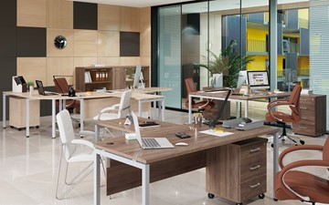 Офисный набор мебели Xten S 1 - один стол с приставным брифингом в Махачкале - предосмотр