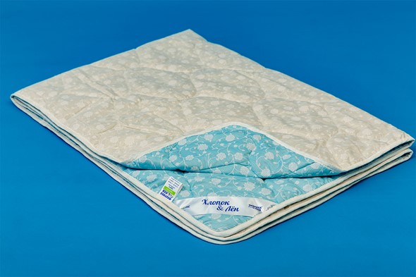 Одеяло легкое двуспальное Хлопок &  Лен в Махачкале - изображение
