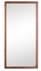 Зеркало навесное в гардероб Ника (Средне-коричневый) 119,5 см x 60 см в Махачкале