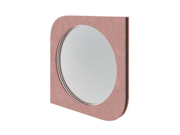 Зеркало Luna, Рогожка (Levis 62 Розовый) в Махачкале