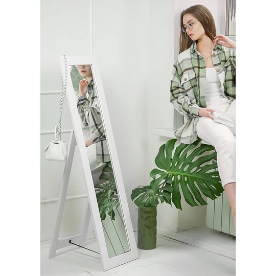 Напольное зеркало в спальню BeautyStyle 8 (белый) в Махачкале - изображение 9