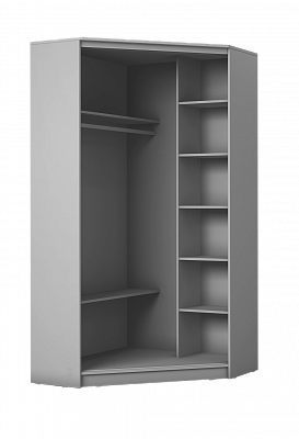 Шкаф угловой Хит-У-23-4-77-17, Абстракция №1, Белый в Махачкале - изображение 1