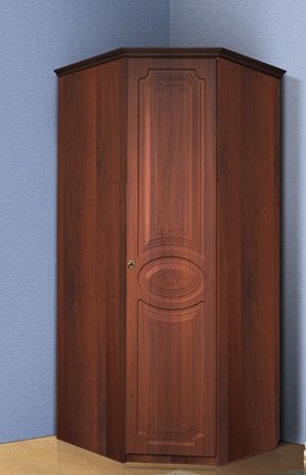 Угловой шкаф Ивушка-5, цвет Итальянский орех в Махачкале - изображение