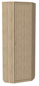 Шкаф 402 угловой со штангой, цвет Дуб Сонома в Махачкале - предосмотр