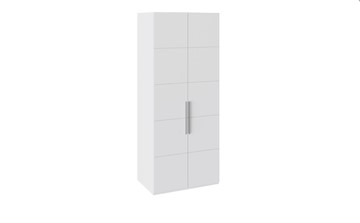 Шкаф распашной Наоми с 2-мя дверями, цвет Белый глянец СМ-208.07.03 в Махачкале