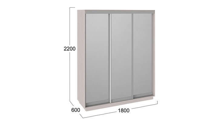 Шкаф 3-х дверный Румер, цвет Ясень шимо СШК 1.180.60-13.13.13 в Махачкале - изображение 2