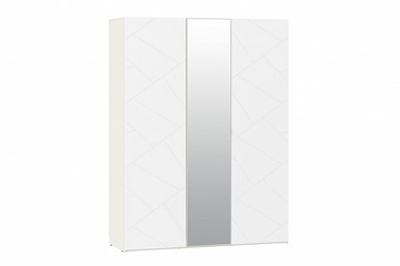 Шкаф 3-х дверный Summit НМ 011.44 Меренга/Белый текстурный в Махачкале