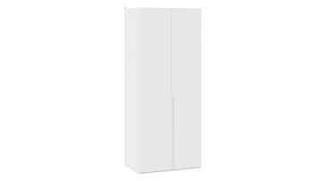 Шкаф двустворчатый Порто (580) СМ-393.07.003 (Белый жемчуг/Белый софт) в Махачкале