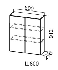 Кухонный шкаф Модус, Ш800/912, галифакс в Махачкале