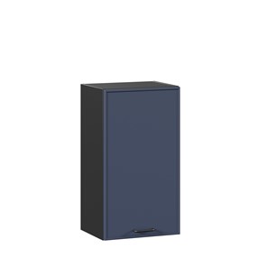 Настенный шкаф 400 Индиго ЛД 298.320.000.143, Чёрный/Тёмно-синий в Махачкале