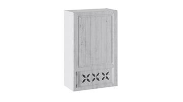 Навесной шкаф Прованс (Белый глянец/Санторини светлый) правый В_96-60_1ДРД(R) в Махачкале
