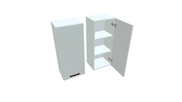 Кухонный шкаф В9 40, Белое гладкое Ламарти/Белый в Махачкале