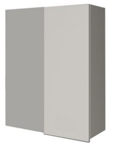 Навесной шкаф ВУП 960 Белое гладкое Ламарти/Антрацит в Махачкале