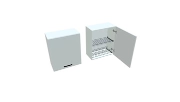 Кухонный шкаф ВС7 60, Белое гладкое Ламарти/Белый в Махачкале