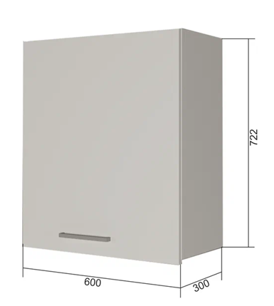 Шкаф сушильный для посуды ВС7 60, Дуб крафт/Белый в Махачкале - изображение