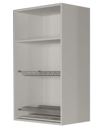 Шкаф сушильный для посуды ВС9 60, Сатин/Белый в Махачкале - изображение 1