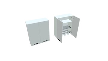 Кухонный шкаф ВС9 80, Белое гладкое Ламарти/Белый в Махачкале