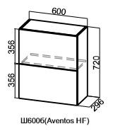 Барный шкаф на кухню Модус, Ш600б/720, (Aventos HF), галифакс в Махачкале