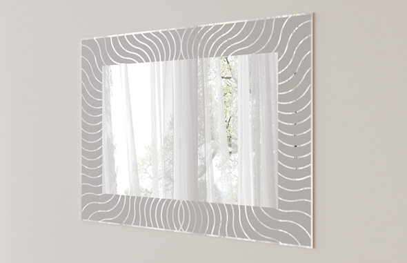 Зеркало навесное Медуза (Z-01) в Махачкале - изображение