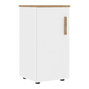 Низкий шкаф колонна с глухой дверью левой FORTA Белый-Дуб Гамильтон FLC 40.1 (L) (399х404х801) в Махачкале