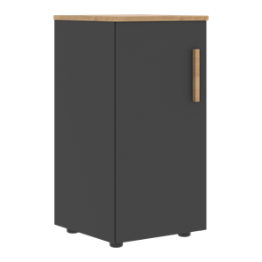 Низкий шкаф колонна с левой дверью FORTA Графит-Дуб Гамильтон  FLC 40.1 (L) (399х404х801) в Махачкале
