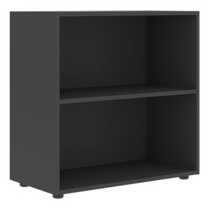 Шкаф широкий низкий FORTA Черный Графит FLC 80 (798х404х801) в Махачкале