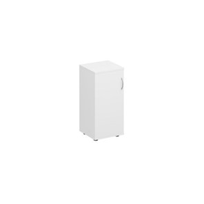 Шкаф для документов низкий узкий закрытый Комфорт КФ, белый премиум (40x38x84) К.508 ДШ в Махачкале
