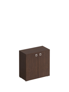 Шкаф для документов низкий закрытый Cosmo, венге Виктория (90,2х44,2х89,7) КС 308 в Махачкале