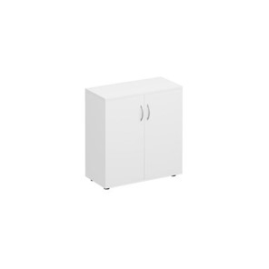 Шкаф для документов низкий закрытый Комфорт КФ, белый премиум (80x38x84 К.309 БП в Махачкале