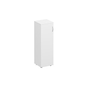 Шкаф для документов средний узкий закрытый Комфорт КФ, белый премиум (40x38x123) К.359 БП в Махачкале