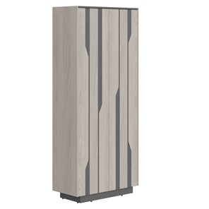 Шкаф гардероб LINE Дуб-серый-антрацит СФ-574401 (900х430х2100) в Махачкале