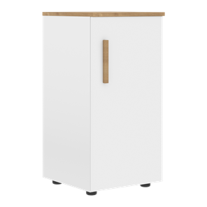Низкий шкаф колонна с правой дверью FORTA Белый-Дуб Гамильтон FLC 40.1 (R) (399х404х801) в Махачкале