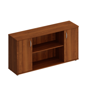 Шкаф комбинированный низкий Комфорт, французский орех (154x38x75) К.521 в Махачкале