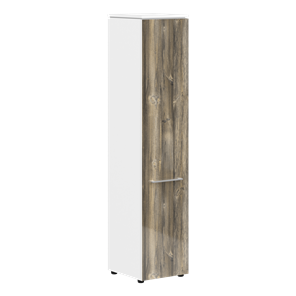 Шкаф высокий MORRIS  Дуб Базель/Белый MHC 42.1 (429х423х1956) в Махачкале