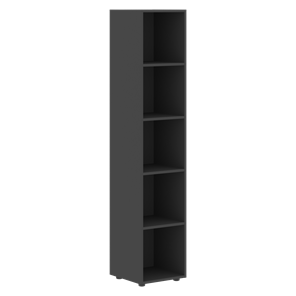 Высокий шкаф колонна FORTA Черный Графит FHC 40 (399х404х1965) в Махачкале