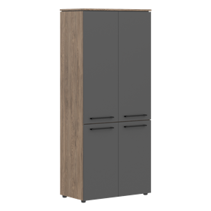 Высокий шкаф MORRIS TREND Антрацит/Кария Пальмира MHC 85.3 (854х423х1956) в Махачкале