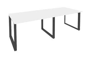 Конференц-стол для переговоров O.MO-PRG-2.2 Антрацит/Белый бриллиант в Махачкале