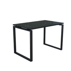 Стол для компьютера Янтарь 55.08 мрамор черный/металл черный в Махачкале