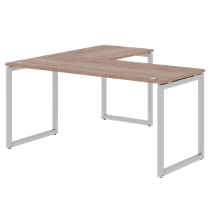 Стол письменный угловой правый XTEN-Q Дуб-сонома- серебро XQCT 1615 (R) (1600х1500х750) в Махачкале