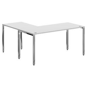 Письменный угловой  стол для персонала правый XTEN GLOSS  Белый XGCT 1615.1 (R) (1600х1500х750) в Махачкале