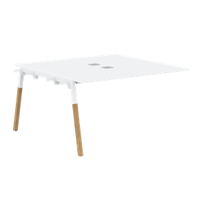 Переговорный стол FORTA Белый-Белый-Бук FIWST 1313 (1380х1346х733) в Махачкале