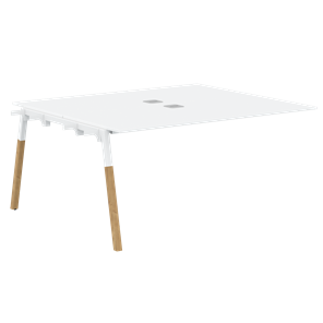 Переговорный стол FORTA Белый-Белый-Бук FIWST 1513 (1580х1346х733) в Махачкале