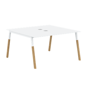 Стол для переговоров FORTA Белый-Белый-БукFWST 1313 (1380x1346x733) в Махачкале