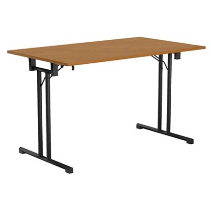 Складной стол на металлокаркасе FT140 black 1380x680x760 в Махачкале - изображение