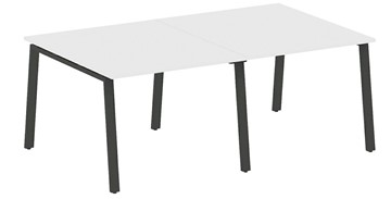 Переговорный стол БА.ПРГ-2.2, Белый/Антрацит в Махачкале