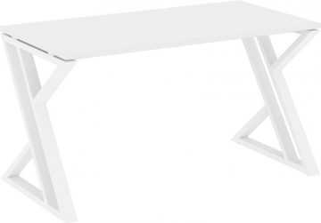 Стол офисный Loft VR.L-SRZ-3.7, Белый Бриллиант/Белый металл в Махачкале